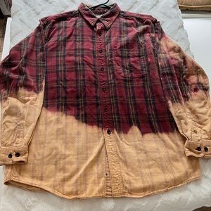 Distressed flannel